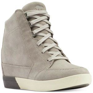Sorel Out N About Dove Quarry Waterproof Wedges Boots Bootie Sneakers Shoes NEW